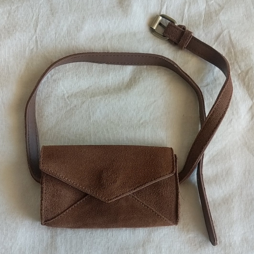 NASTY GAL leather belt purse